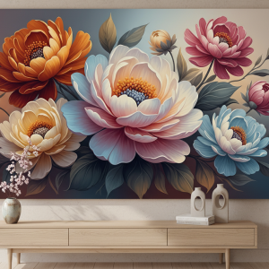 Enchanting Floral Wall Art | Canvas HD Print | Art N. 416