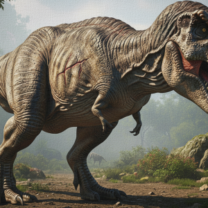 Dinosaur Paintings For Kids Room Wall | Stretched Canvas HD Print | Art N. 418