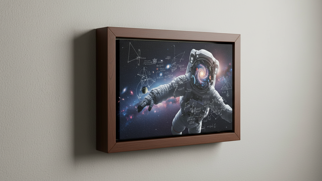 Dream Astronaut Wall Art for Kids Room Decor | Art No. 419 - Image 4