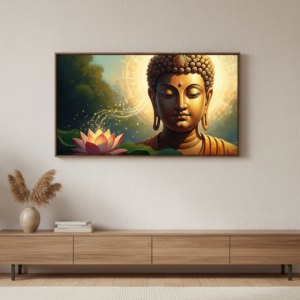 Lord Buddha Wall Art Painting For Home and Office Decor | Art No. 411