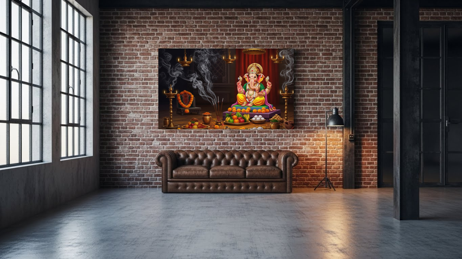 Enchanting Lord Ganesha Wall Art for Home & Office Decor | Art No. 399