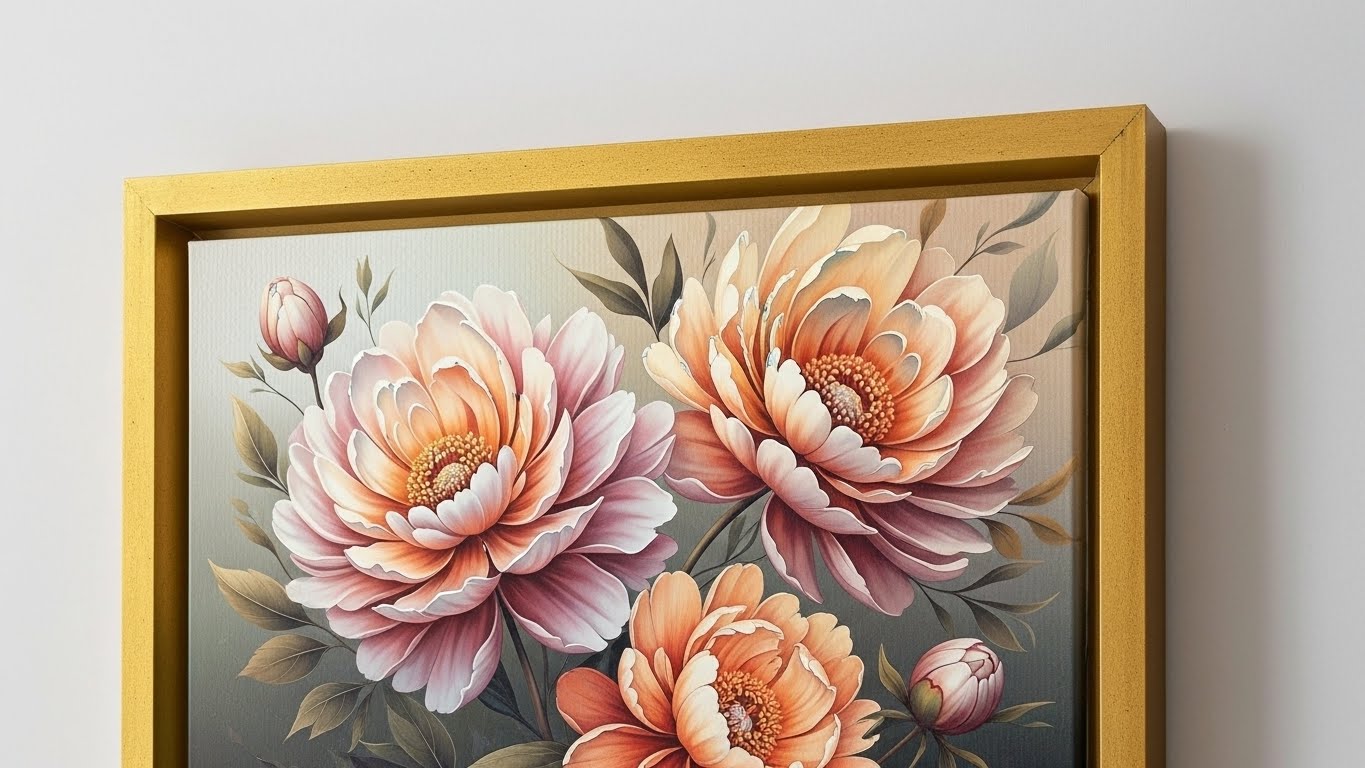 Beautiful Flower Wall Art for Home and Office Decor | Art No. 497 - Image 3