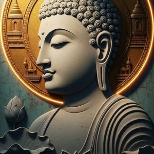 Meditating Buddha Wall Art for Home and Office Decor | Art No. 440