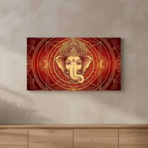 Enchanting Shri Ganesha Wall Art for Home & Office Decor | Art No. 555