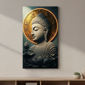 Meditating Buddha Wall Art for Home and Office Decor | Art No. 440