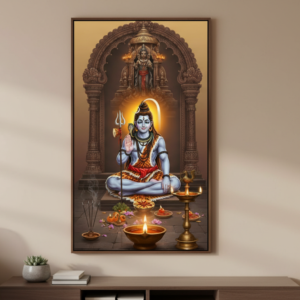Lord Shiva Blessing Wall Art for Home & Office Decor | Art No. 534