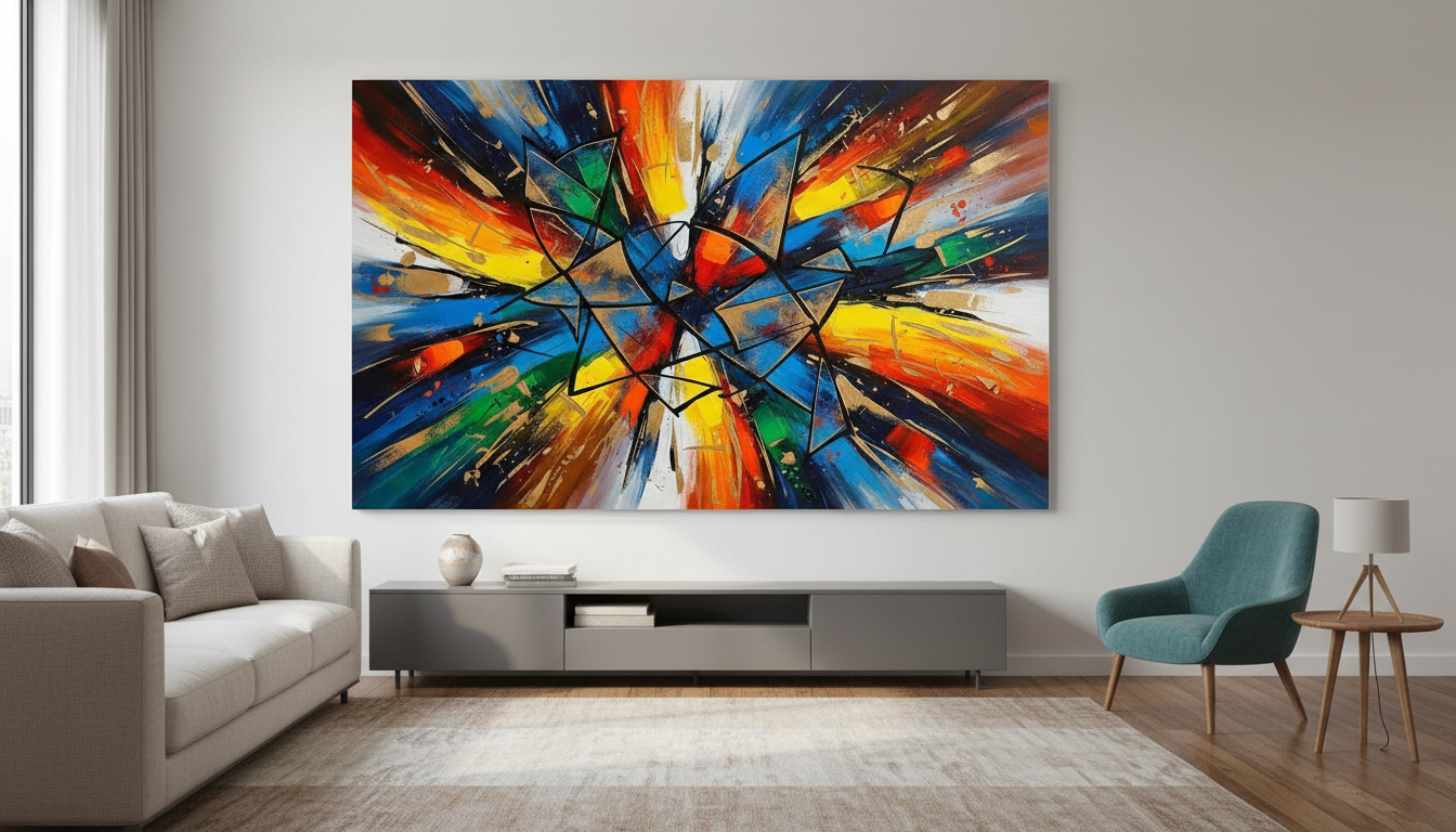 Modern Abstract Wall Art for Home & Room Decor | Art No. 705 - Image 3