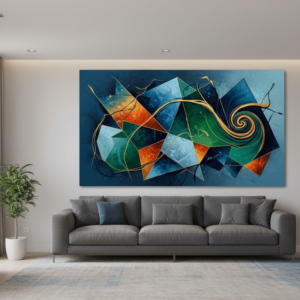 Contemporary Modern Abstract Wall Art for Home Decor | Art No. 617
