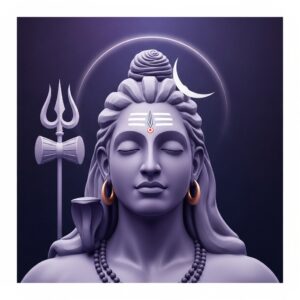 Lord Shiva in Meditation Wall Art for Home & Office Decor | Art No. 529