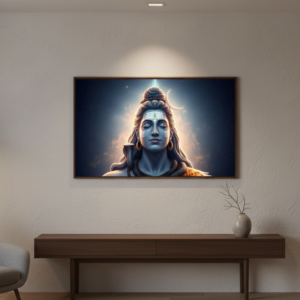 Lord Shiva in Eternal Meditation Wall Art for Home & Office Decor | Art No. 524