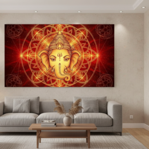 Enchanting Shri Ganesha Wall Art for Home & Office Decor | Art No. 590