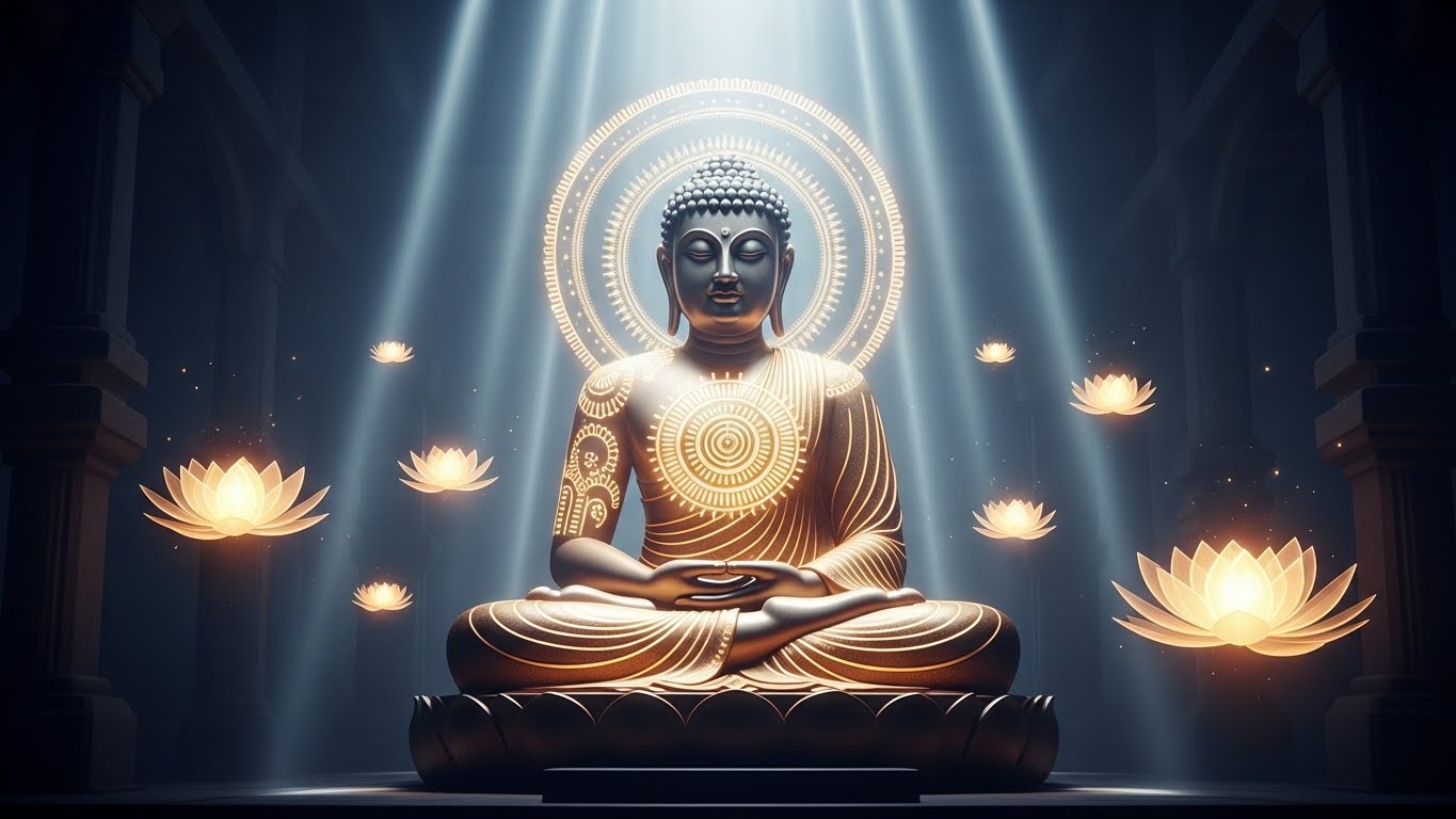 Enlighten Buddha in Meditation Wall Art for Home & Room Decor | Art No. 475 - Image 2