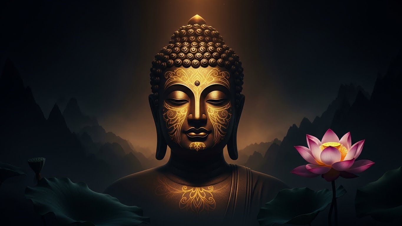 Lord Buddha in Meditation Wall Art for Home & Room Decor | Art No. 465 - Image 2