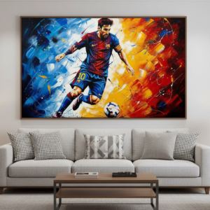 Colorful Lionel Messi Wall Art for Home & Room Decor | Art No. 692