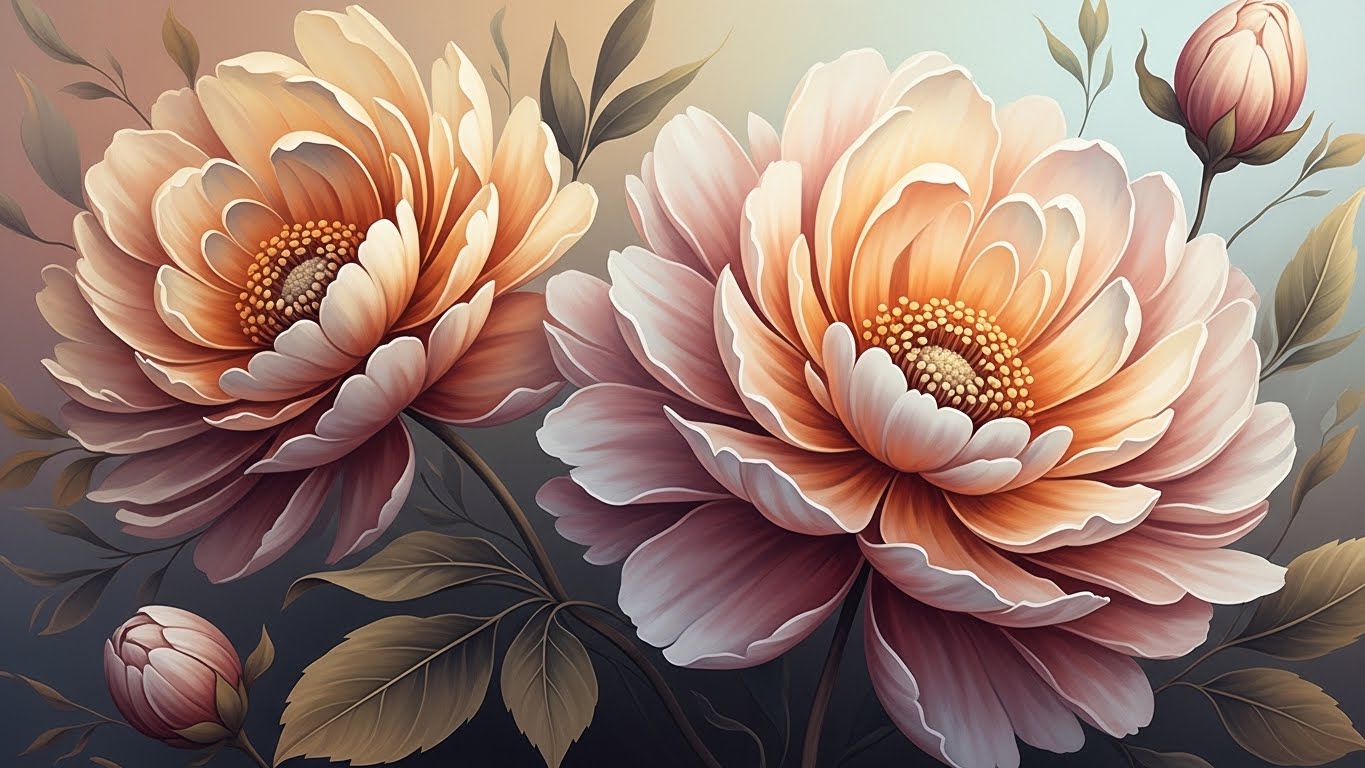 Beautiful Flower Wall Art for Home and Office Decor | Art No. 497 - Image 2