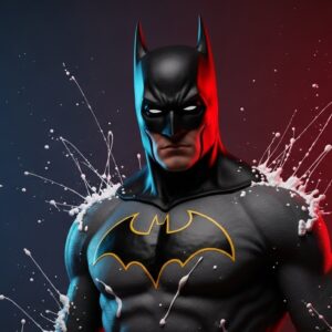 Interactive Batman Wall Art for Kids Room Decor | Art No. 597