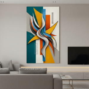 Contemporary Modern Abstract Wall Art for Home Decor | Art No. 623