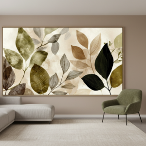 Enchanting Leaves Boho Wall Art for Home & Room Decor | Art No. 511