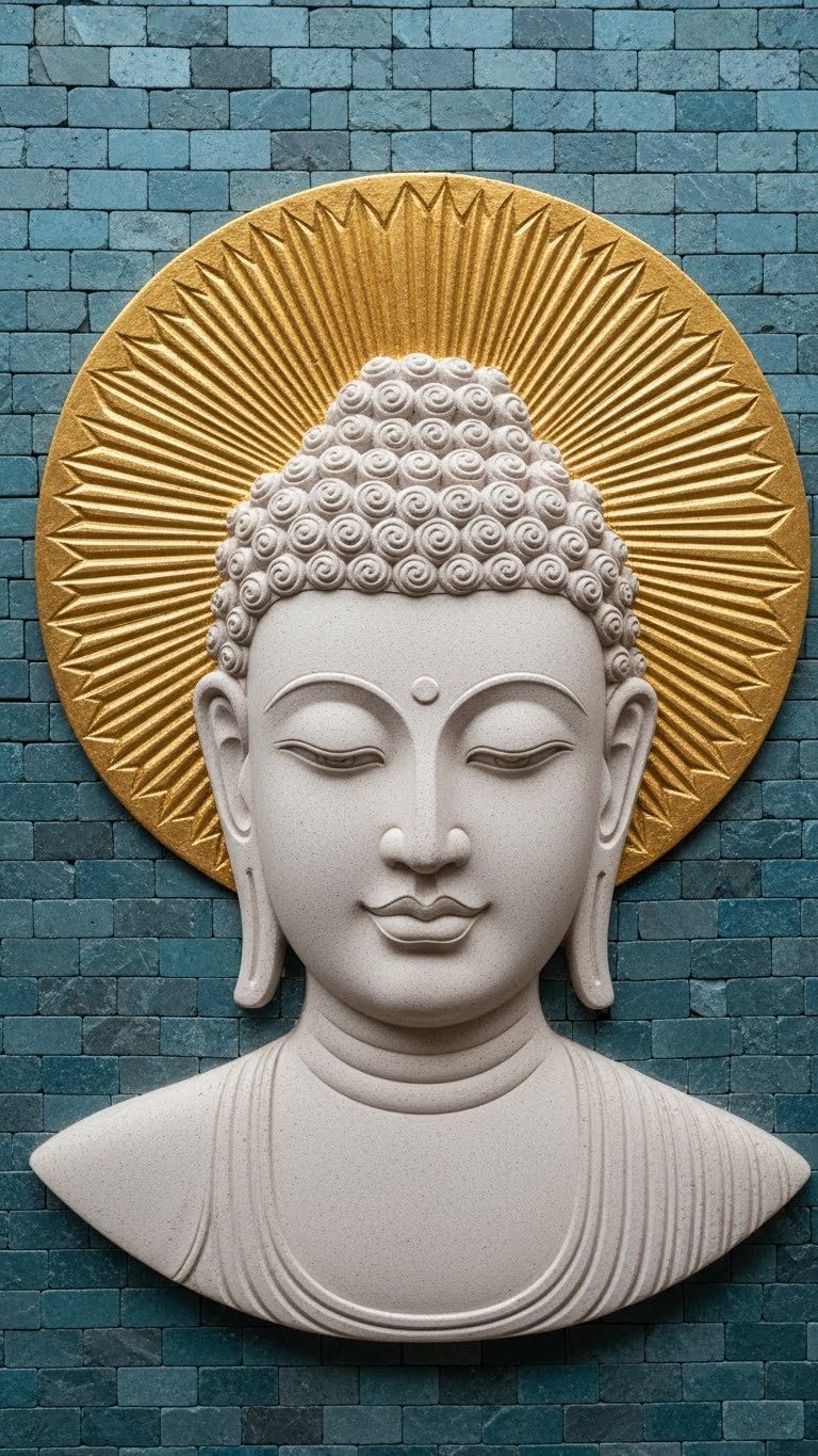 Meditating Buddha Wall Art for Home and Office Decor | Art No. 434 - Image 2