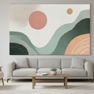 Modern Abstract Boho Wall Art for Home & Room Decor | Art No. 517