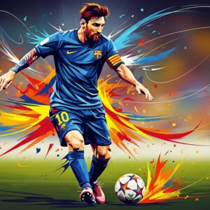 Lionel Messi Wall Art for Home & Room Decor | Art No. 724