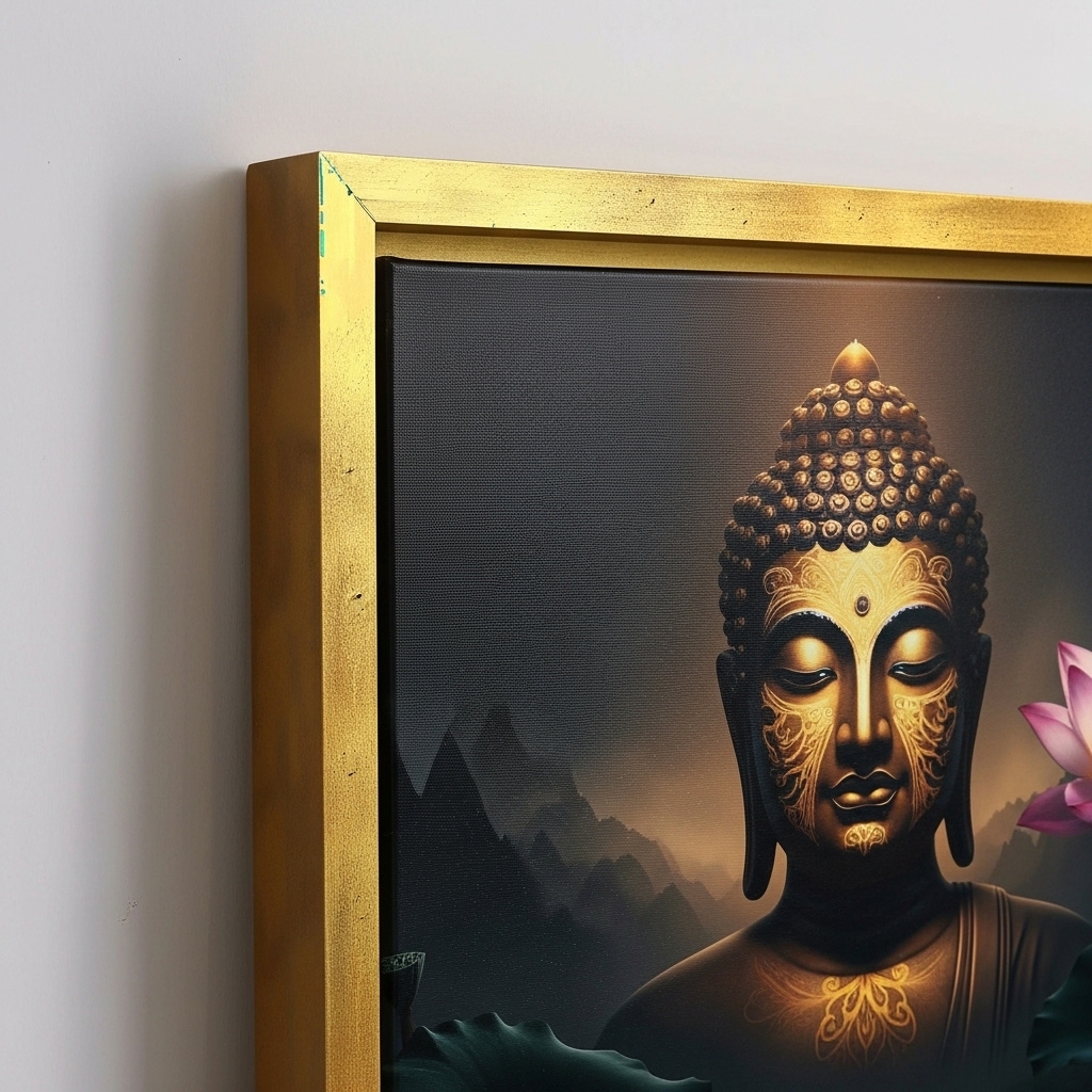 Lord Buddha in Meditation Wall Art for Home & Room Decor | Art No. 465 - Image 4