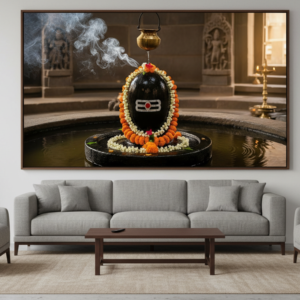 Sacred Shiva Lingam Wall Art for Home & Office Decor | Art No. 640