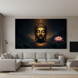 Lord Buddha in Meditation Wall Art for Home & Room Decor | Art No. 465