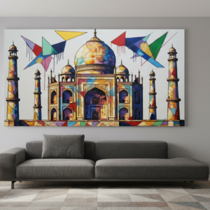 Taj Mahal Abstract Wall Art for Home & Room Decor | Art No. 697