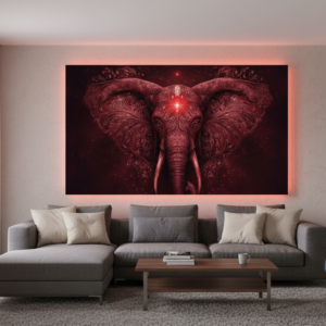 Elephant Abstract Wall Art for Home & Room Decor | Art No. 678