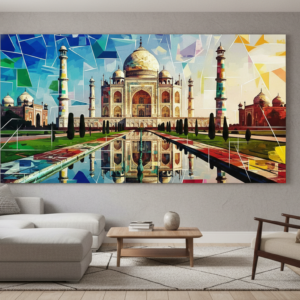 Taj Mahal Abstract Wall Art for Home & Room Decor | Art No. 703