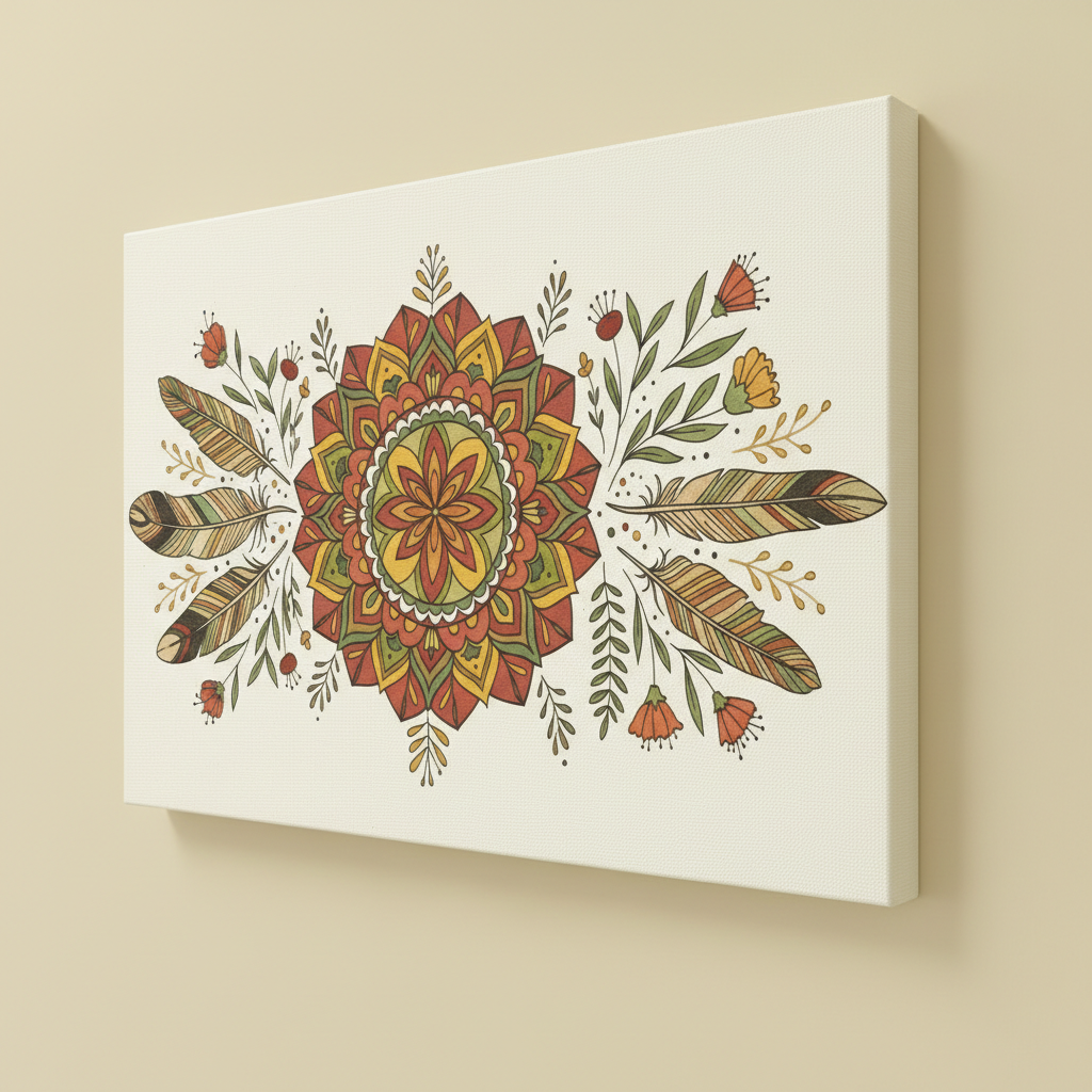 Modern Abstract Boho Wall Art for Home & Room Decor | Art No. 542 - Image 5