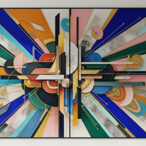 Geometric Symphony– Modern Abstract Wall Art for Home Decor | Art No. 610