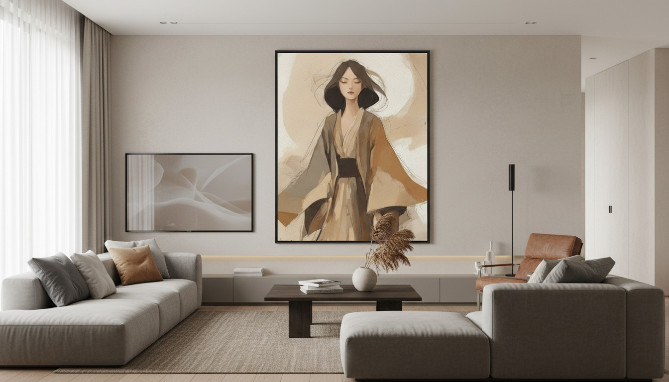 Enchanting Girl Boho Wall Art for Home & Room Decor | Art No. 512 - Image 6