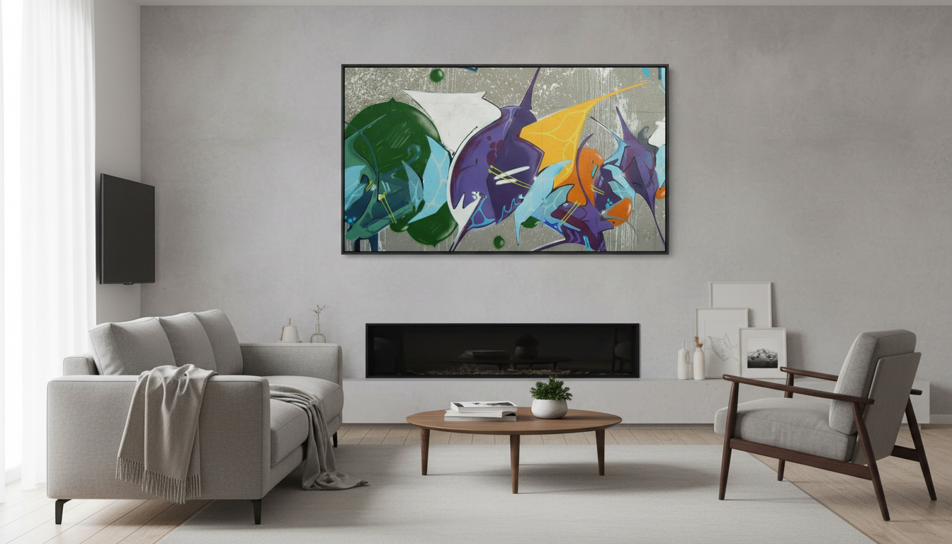 Modern Abstract Wall Art for Home & Office Decor | Art No. 661 - Image 5