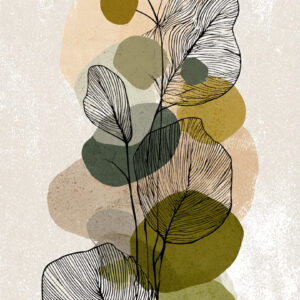 Enchanting Floral Boho Wall Art for Home & Room Decor | Art No. 509