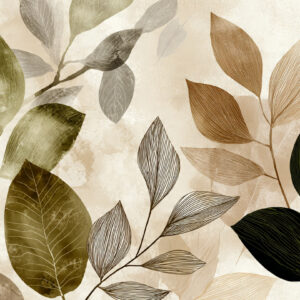 Enchanting Leaves Boho Wall Art for Home & Room Decor | Art No. 511