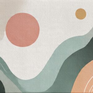 Modern Abstract Boho Wall Art for Home & Room Decor | Art No. 517