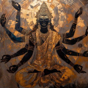 Abstract Kalika Mata Wall Art for Home & Office Decor | Art No. 924