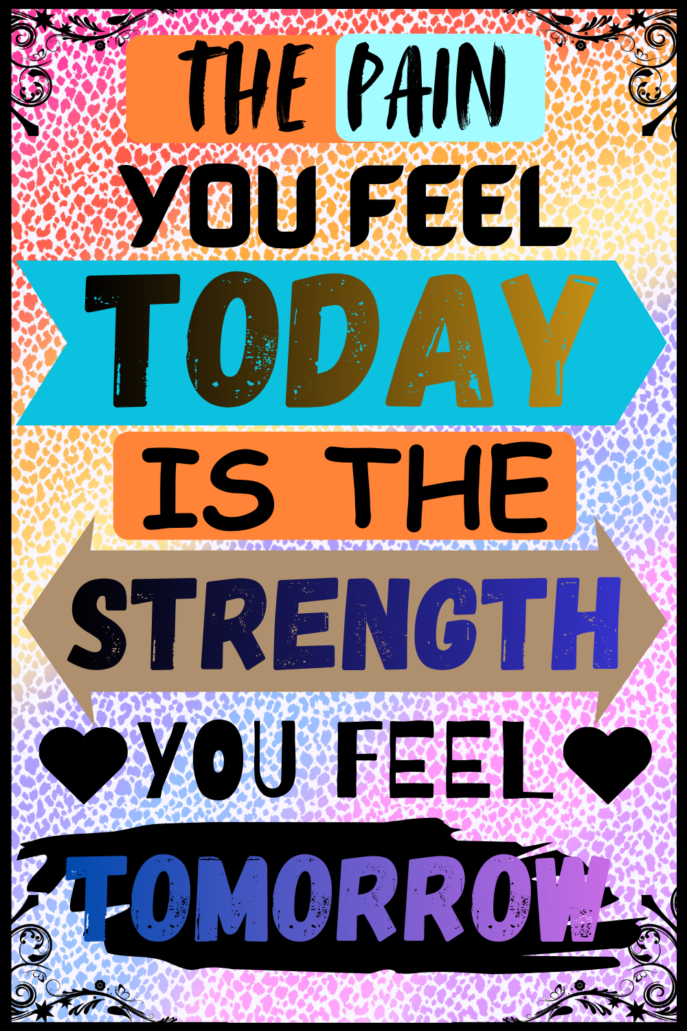 Your Strength Motivational Wall Art for Home Decor | Art No. 750 - Image 2