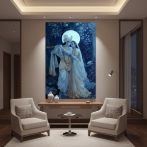 Divine Radha Krishna Love Wall Art for Home & Office Decor | Art No. 878