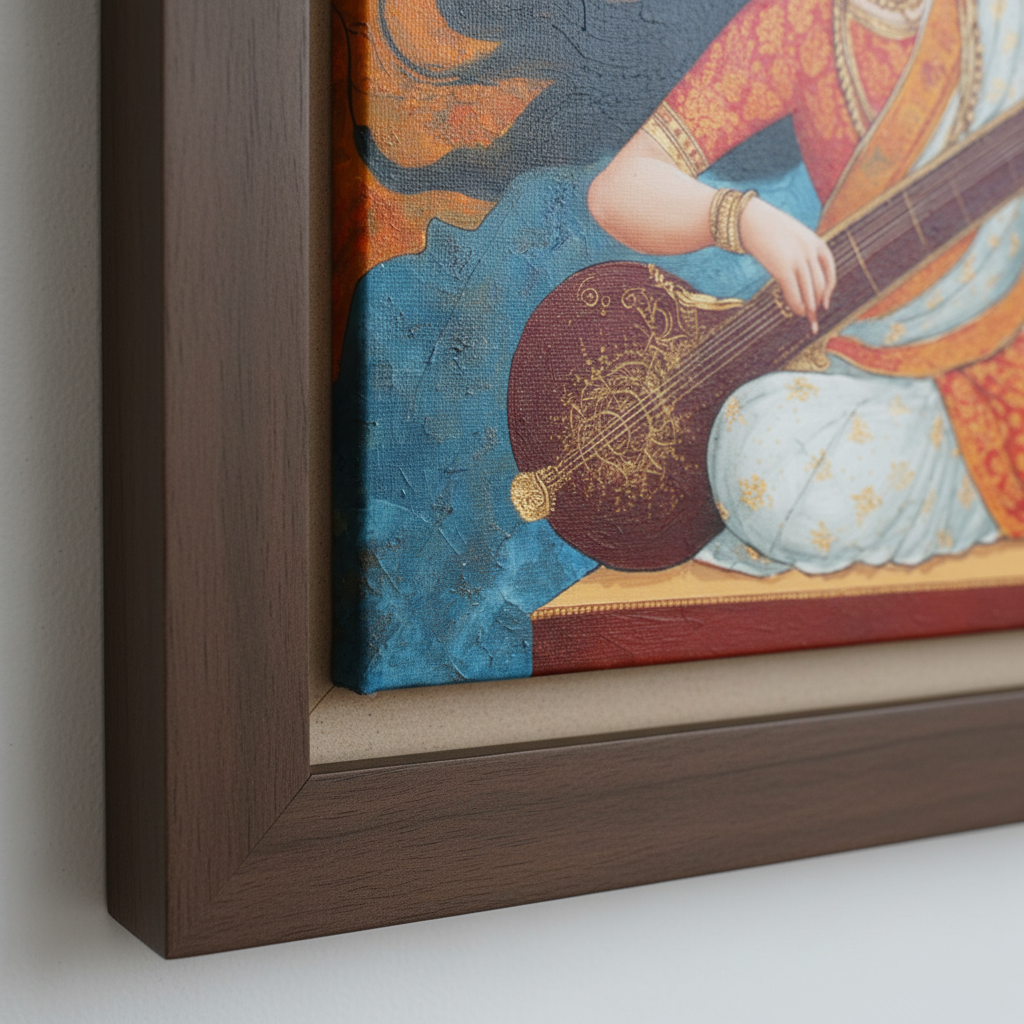 Goddess Saraswati Vastu Wall Art for Home & Office Decor | Art No. 816 - Image 5