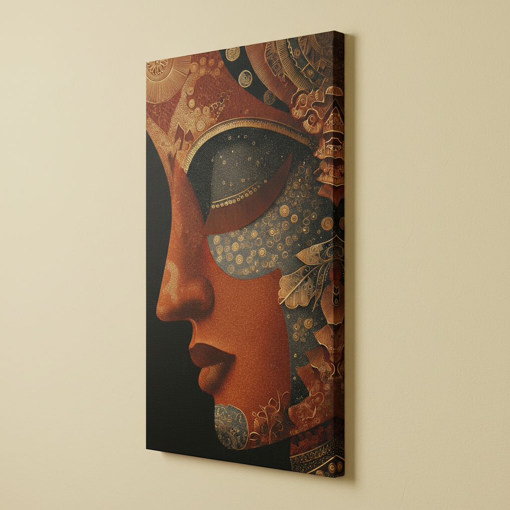 Women Face Abstract Wall Art for Home & Office Decor | Art No. 920 - Image 3