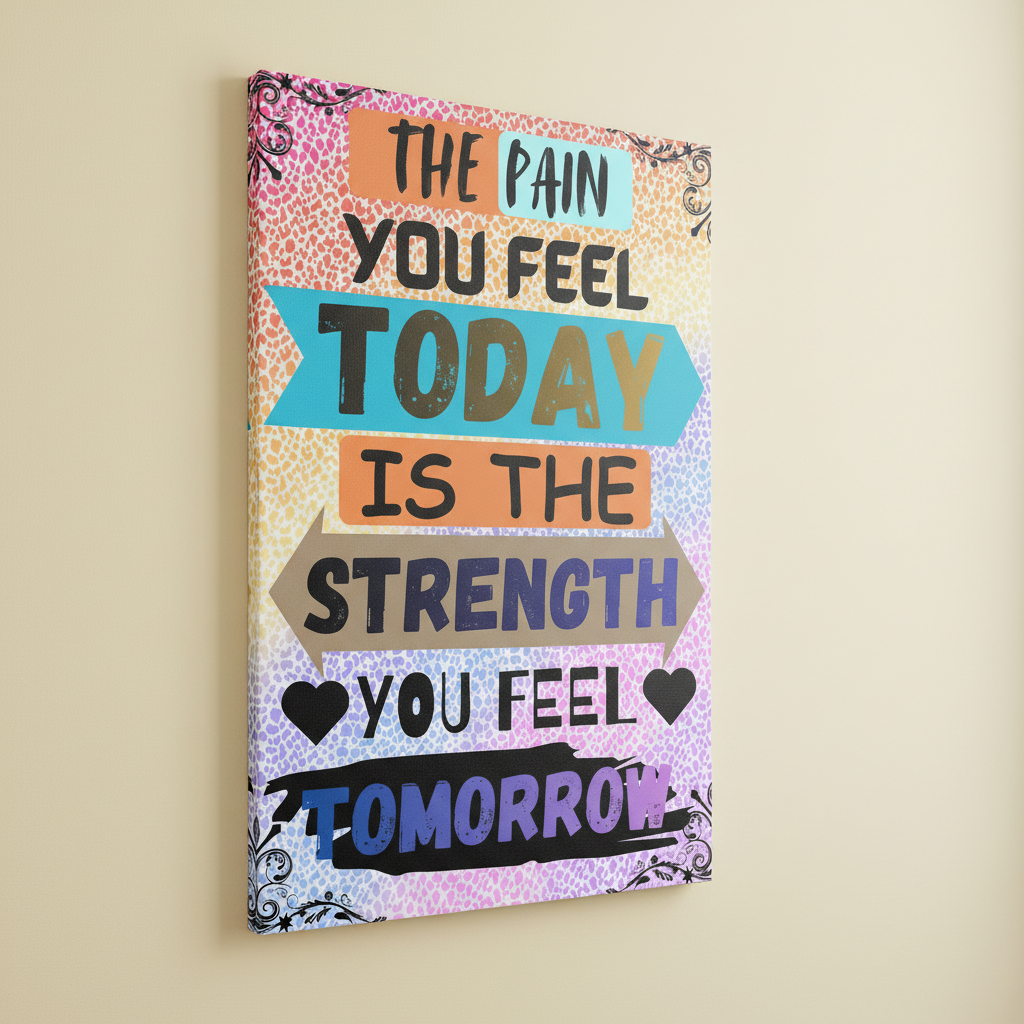 Your Strength Motivational Wall Art for Home Decor | Art No. 750 - Image 3