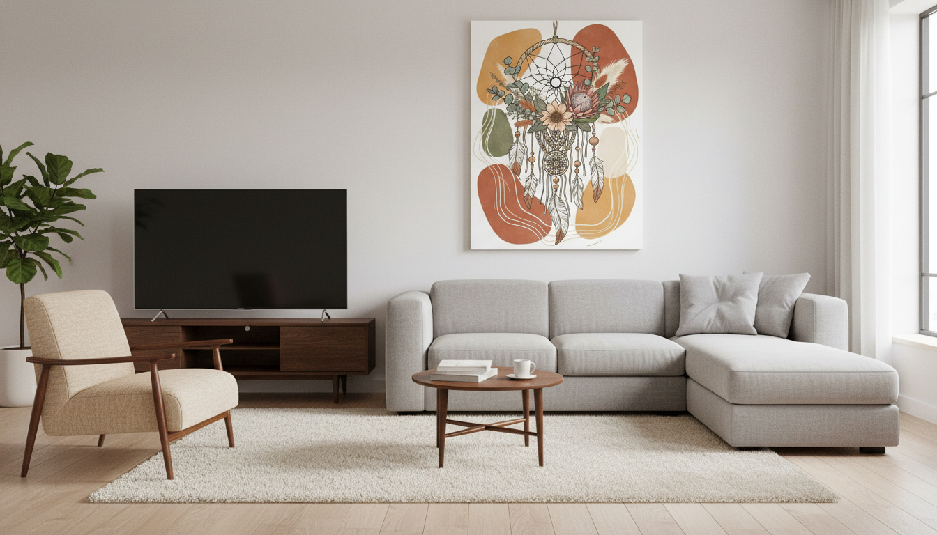 Enchanting Boho Chic Wall Art for Home & Office Decor | Art No. 895 - Image 3