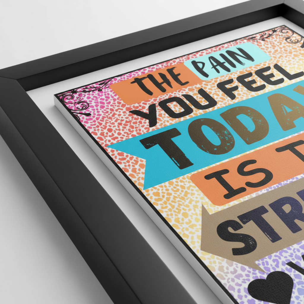 Your Strength Motivational Wall Art for Home Decor | Art No. 750 - Image 4