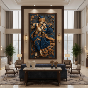 Divine Radha Krishna Love Wall Art for Home & Office Decor | Art No. 876