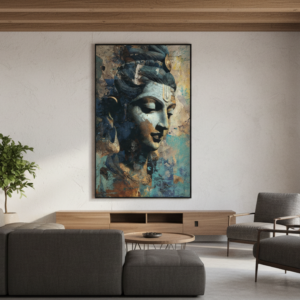 Lord Shiva Face Abstract Wall Art for Home & Office Decor | Art No. 845