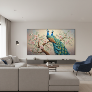 Graceful Peacocks Vastu Wall Art for Home & Office Decor | Art No. 830