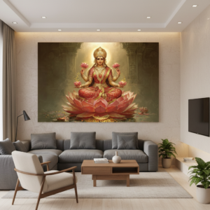 Goddess Lakshmi Vastu Wall Art for Home & Office Decor | Art No. 815